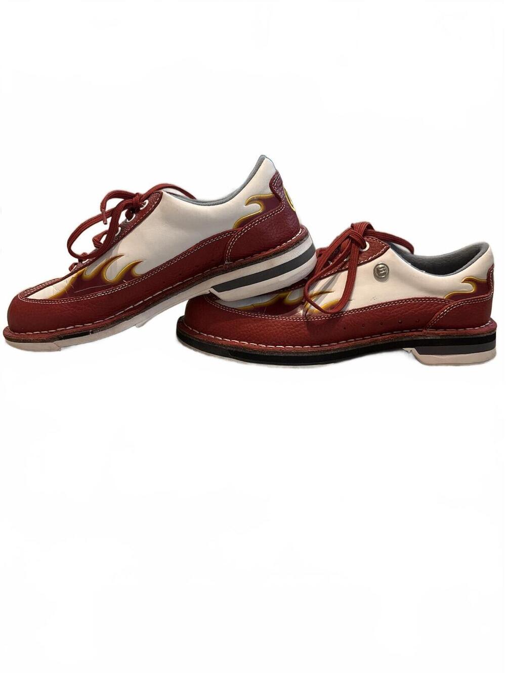 Etonic Red Flame Bowling Leather Shoes - Perfect Slide - M8 W9